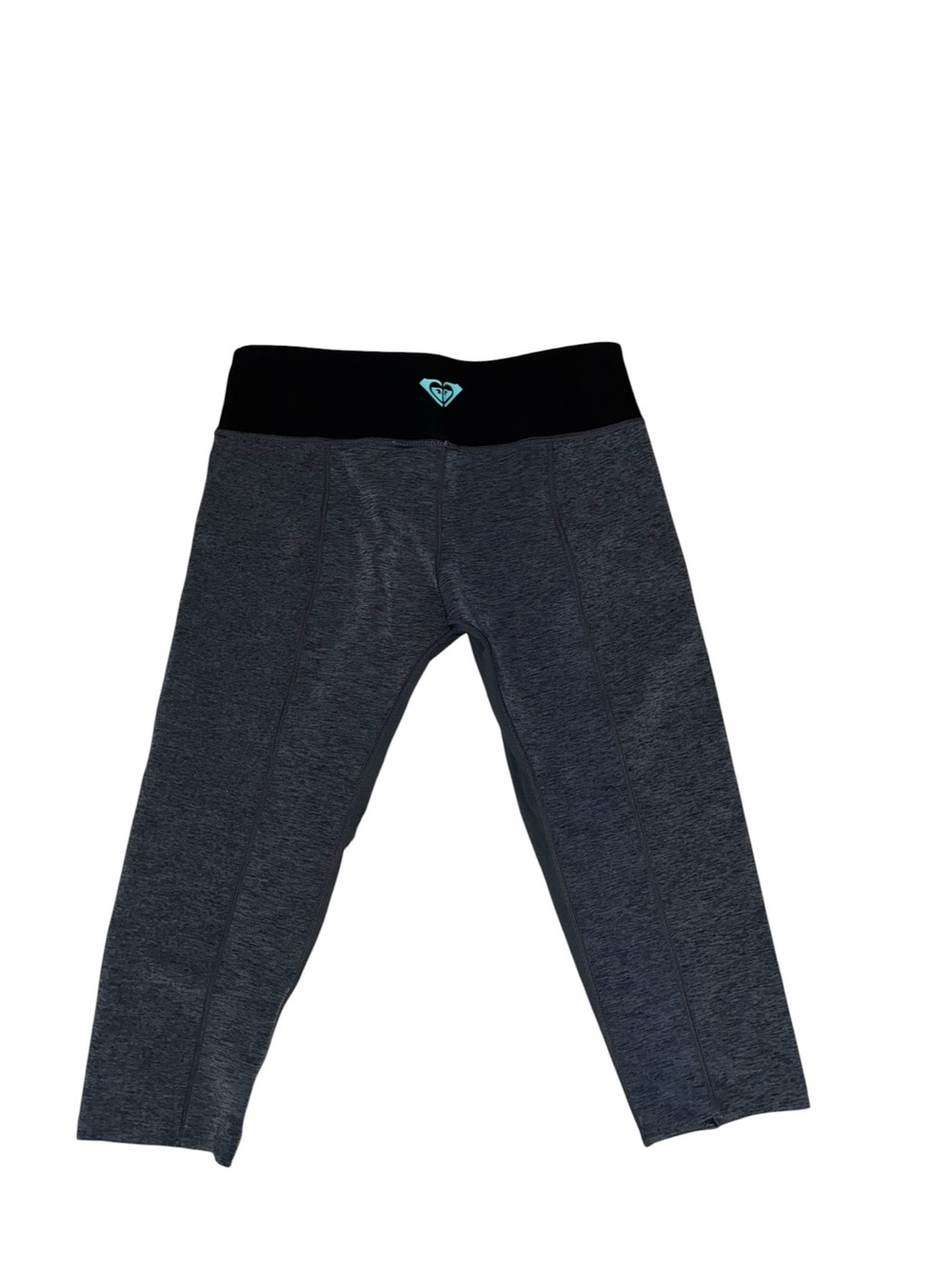 EUC Roxy Wetsuit Capri Leggings Black Surf Swim 1mm Cropped Activewear Saltwater - Picture 7 of 12
